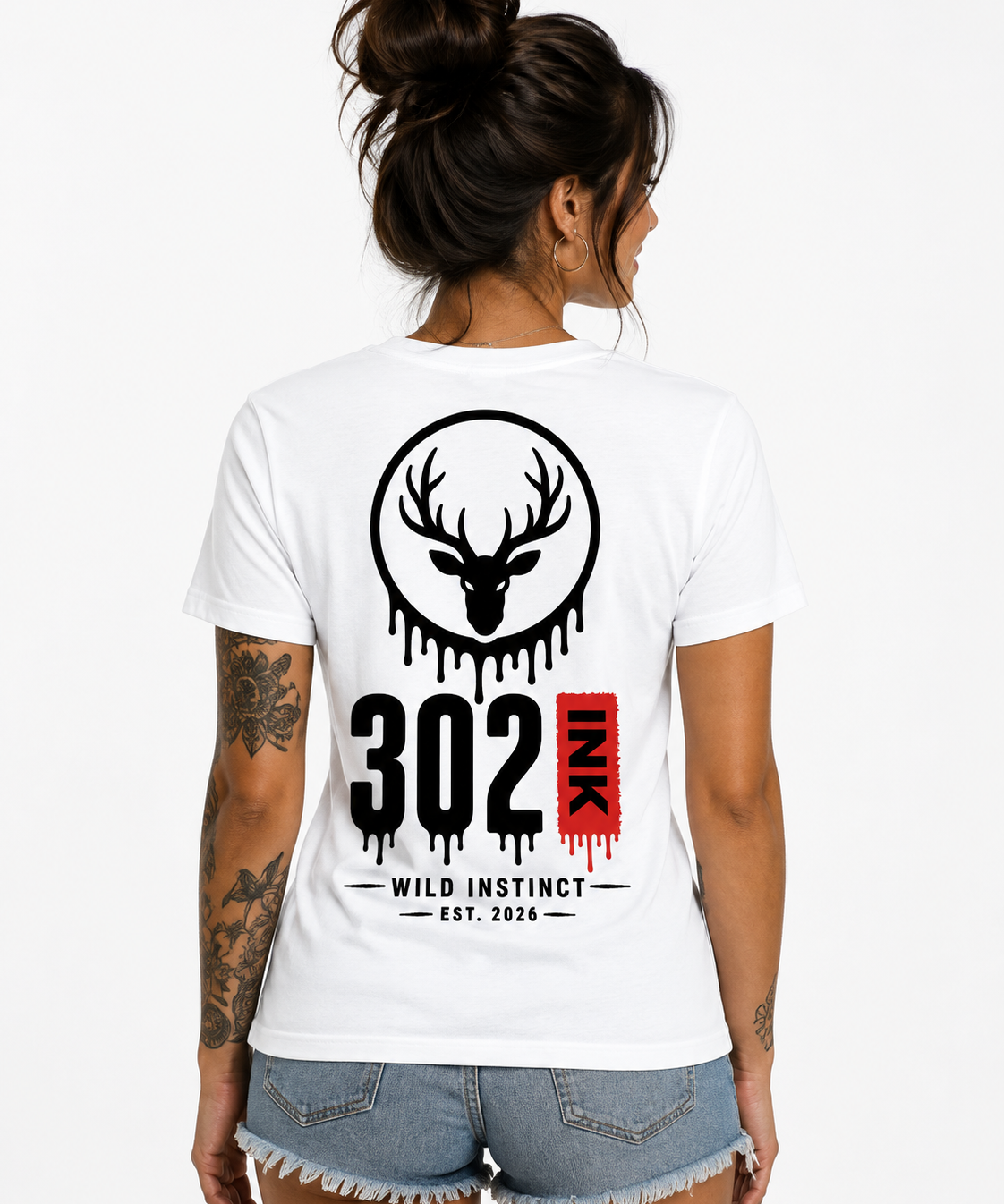 302 Ink Women's Wild Instinct Tee