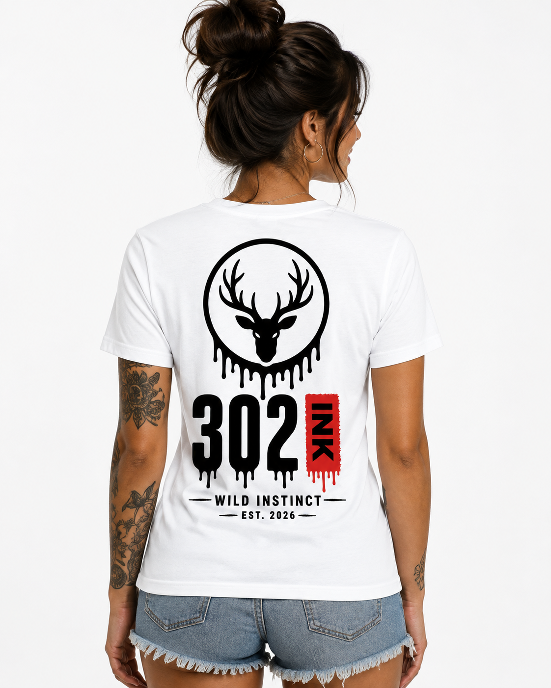 302 Ink Women's Wild Instinct Tee