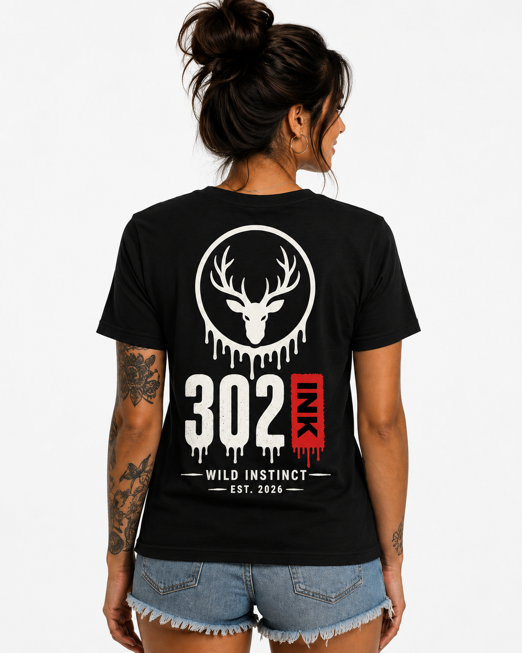 302 Ink Women's Wild Instinct Tee