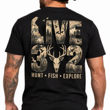 Live 302 – Hunt • Fish • Explore - Short & Long Sleeve