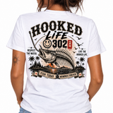 Hooked Life Fishing Tee