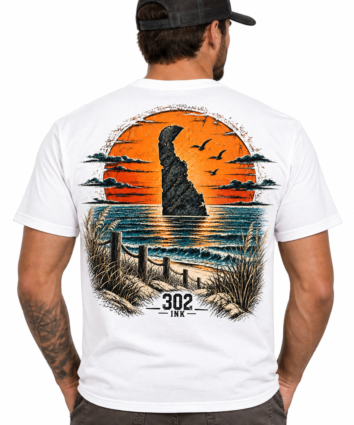 302 Coastal Sunset Tee - Short & Long Sleeve