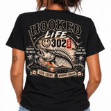Hooked Life Fishing Tee
