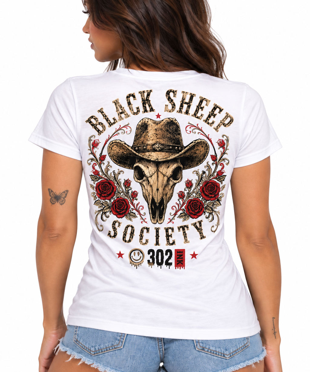 Black Sheep Society Western Tee - Short & Long Sleeve