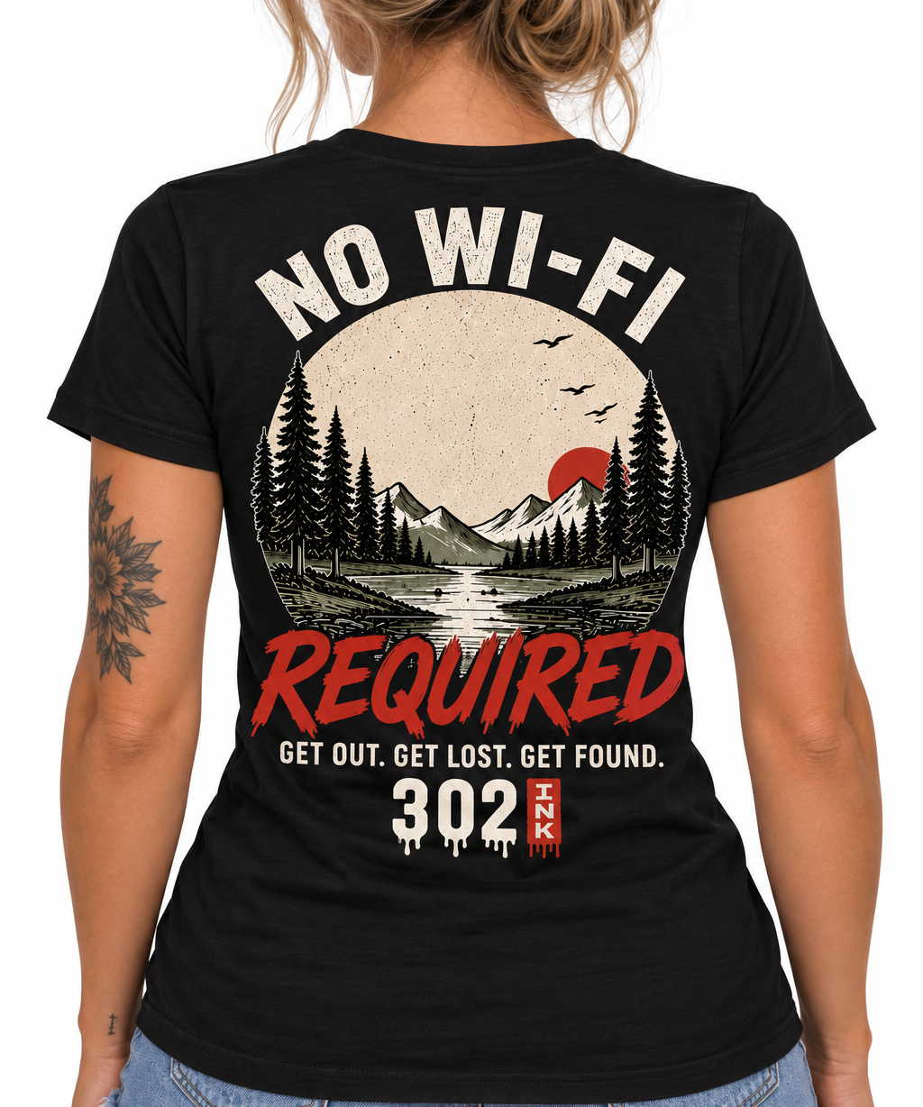 No Wi-Fi Required – 302 Adventure Tee