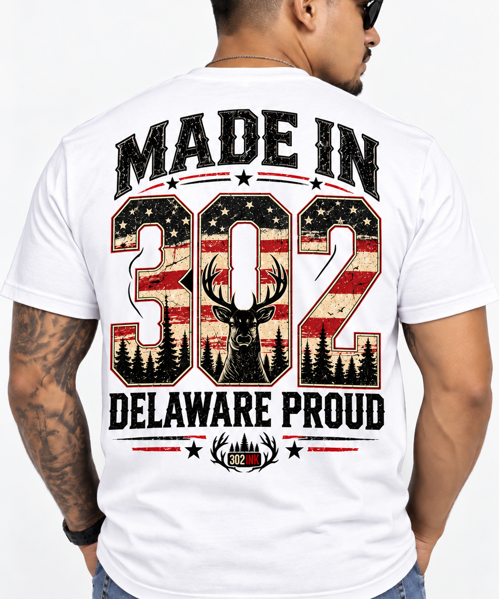 Made in the 302 – Delaware Proud Tee - Short & Long Sleeve