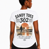 Sandy Toes in the 302 Tee