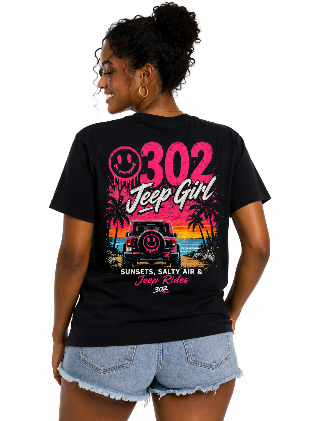 302 Jeep Girl – Sunsets, Salty Air & Jeep Rides Tee