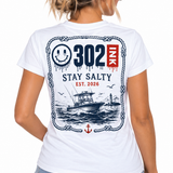 Stay Salty 302 Coastal Boat Tee