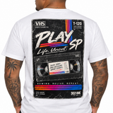 Play SP – Good Times Retro VHS Tee - Short & Long Sleeve
