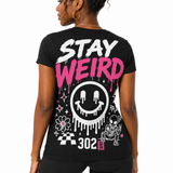 Stay Weird | 302 Ink Graffiti Smiley Graphic Tee