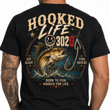 Hooked Life 302 Fishing Tee