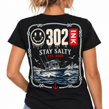 Stay Salty 302 Coastal Boat Tee