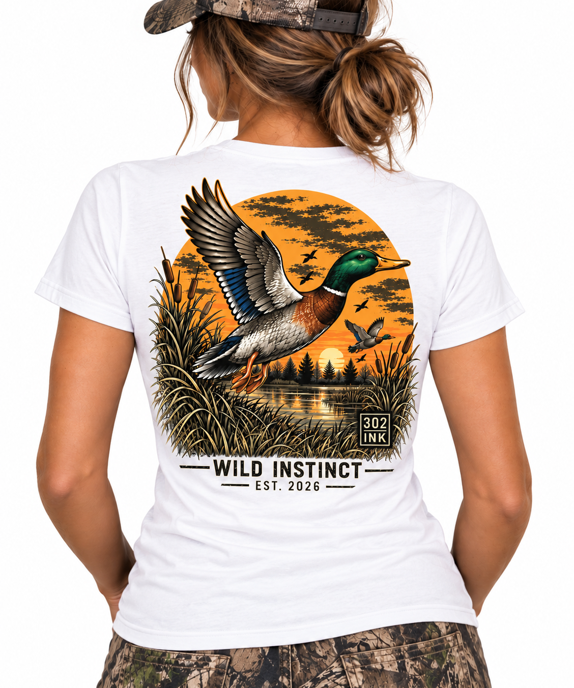 Wild Instinct Mallard – Women’s Hunting Tee