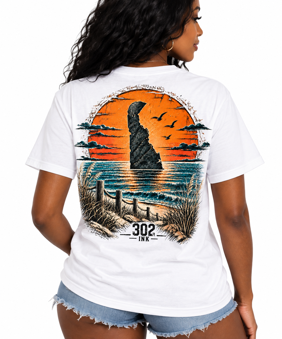 302 Coastal Sunset Tee - Short & Long Sleeve