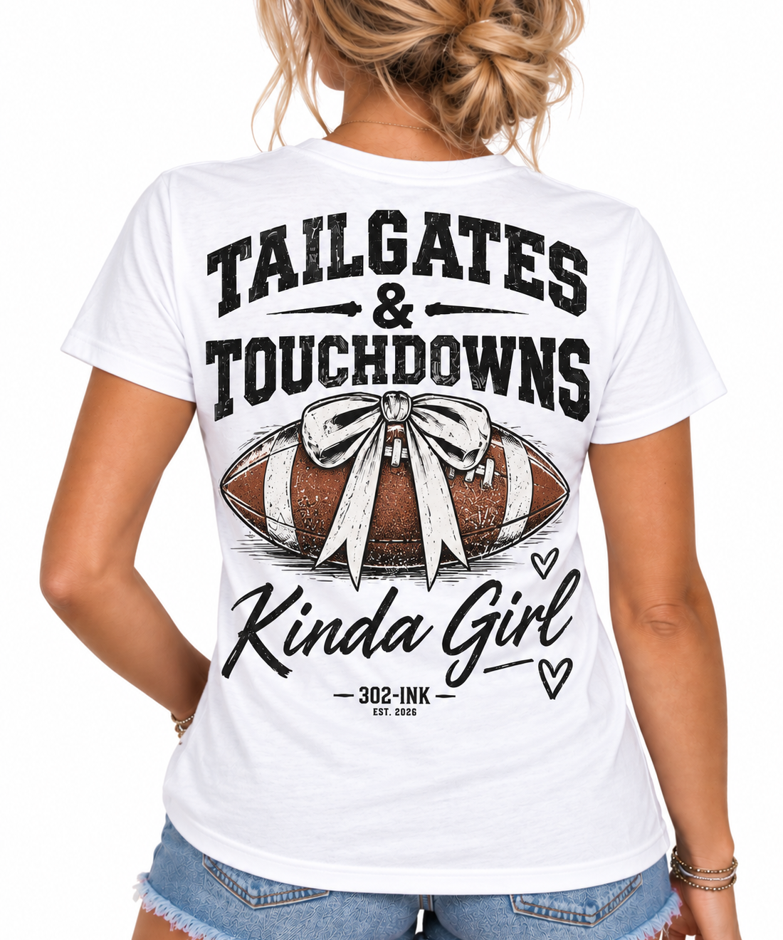 Tailgates & Touchdowns Kinda Girl Tee - Short & Long Sleeve