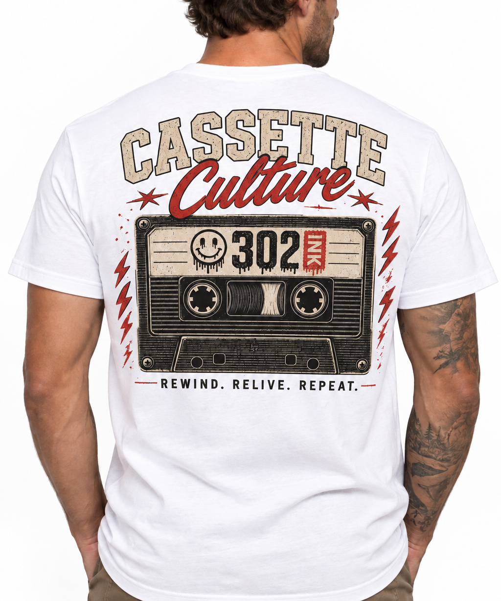 Cassette Culture 302 Tee - Short & Long Sleeve
