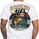 Hooked Life 302 Fishing Tee