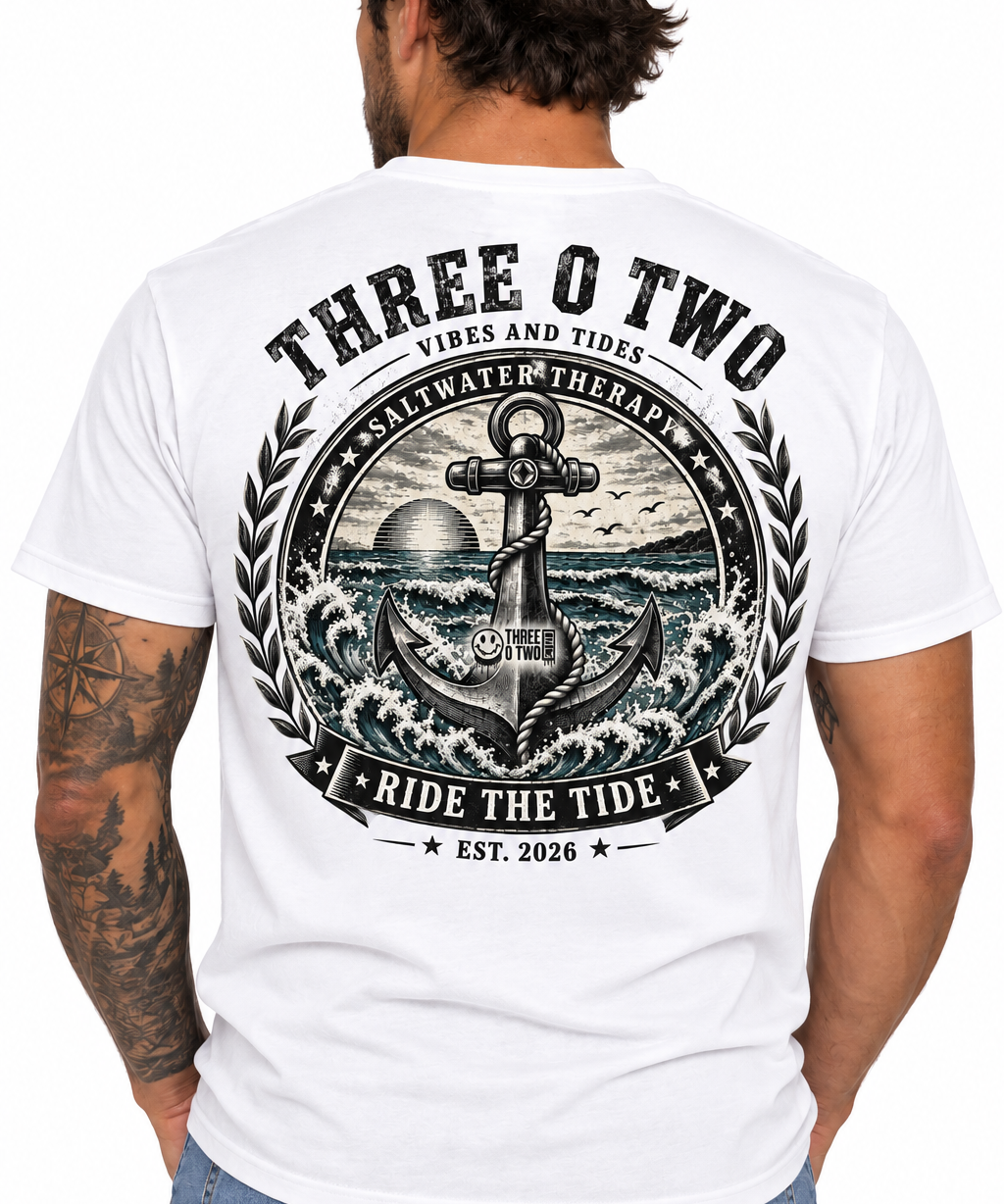 Ride the Tide – Three O Two Saltwater Therapy Tee - Short & Long Sleeve