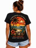 Sunburned & Tattooed | Delaware Sandy Toes Tee