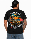 Work Hard. Beach Harder. | 302 Ink Coastal Tee