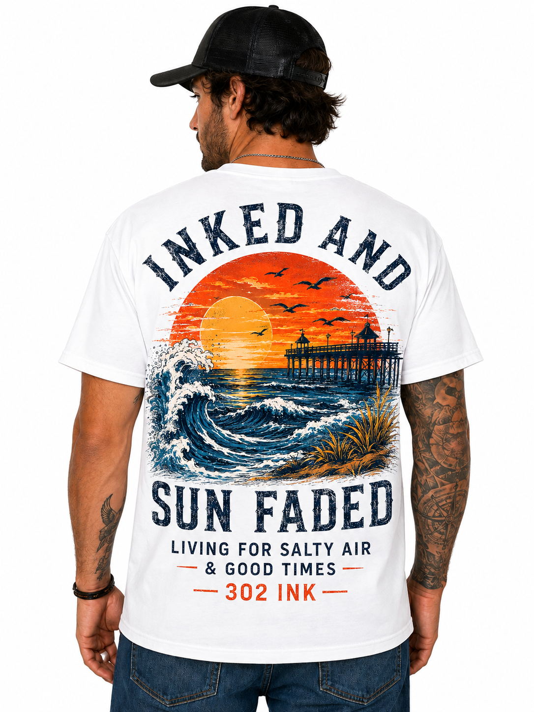 Inked & Sun Faded – Salty Air Tee