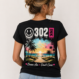 Ocean Air, Don't Care | 302 Ink Beach Tee