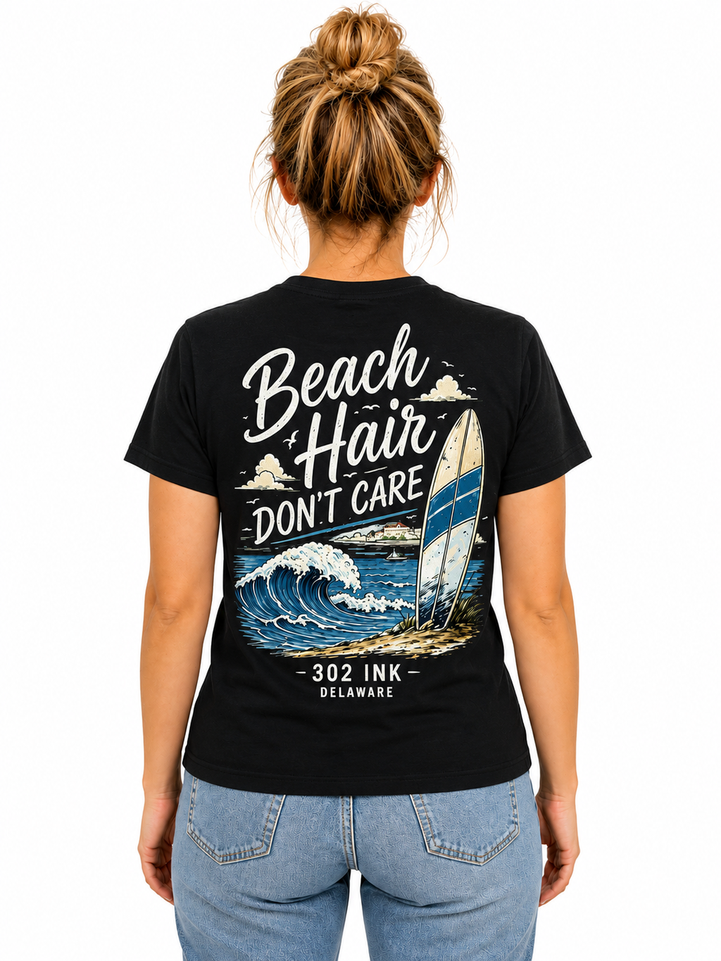Beach Hair Don't Care Tee