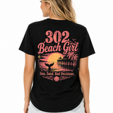 302 Beach Girl Sun. Sand. Bad Decisions Tee