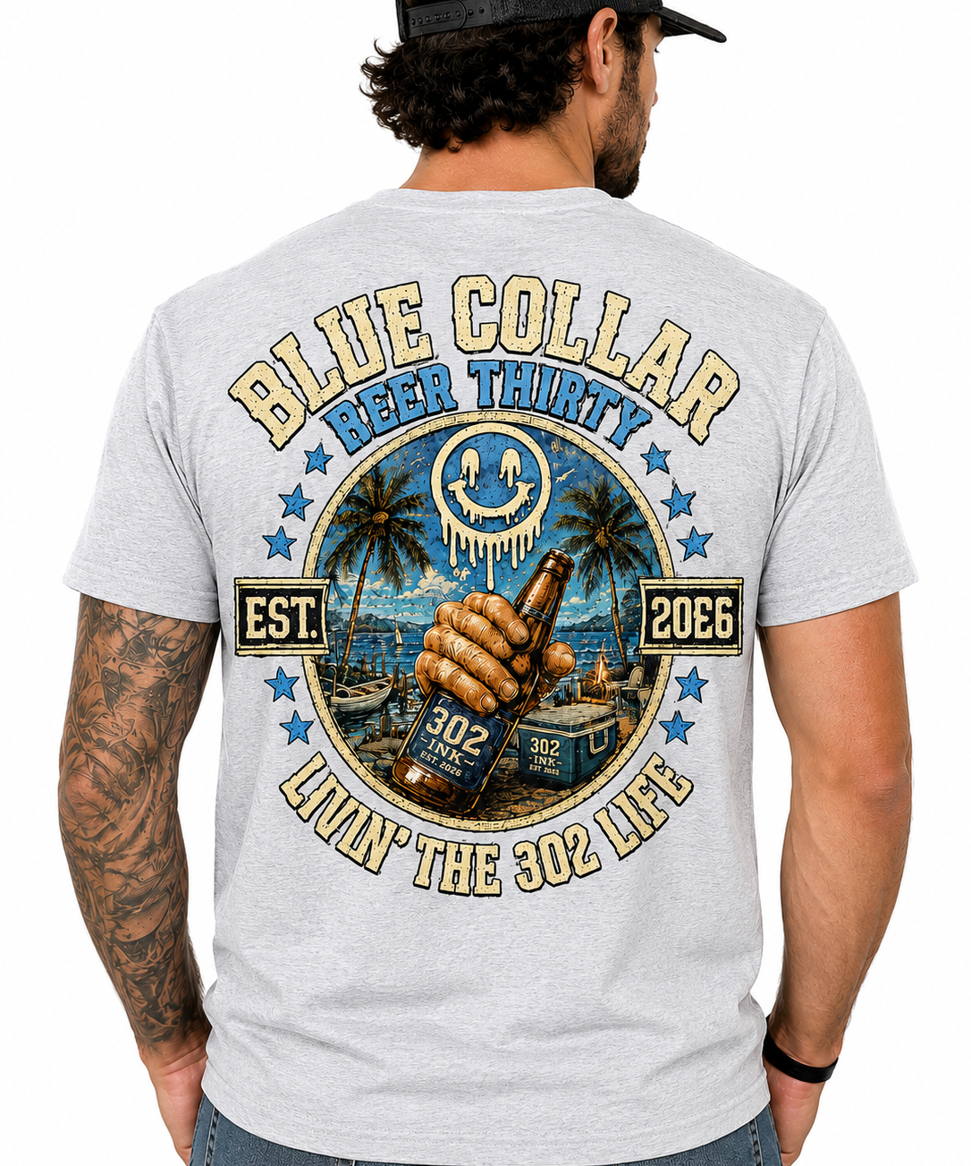 Blue Collar Beer Thirty™ | Livin’ the 302 Life Tee