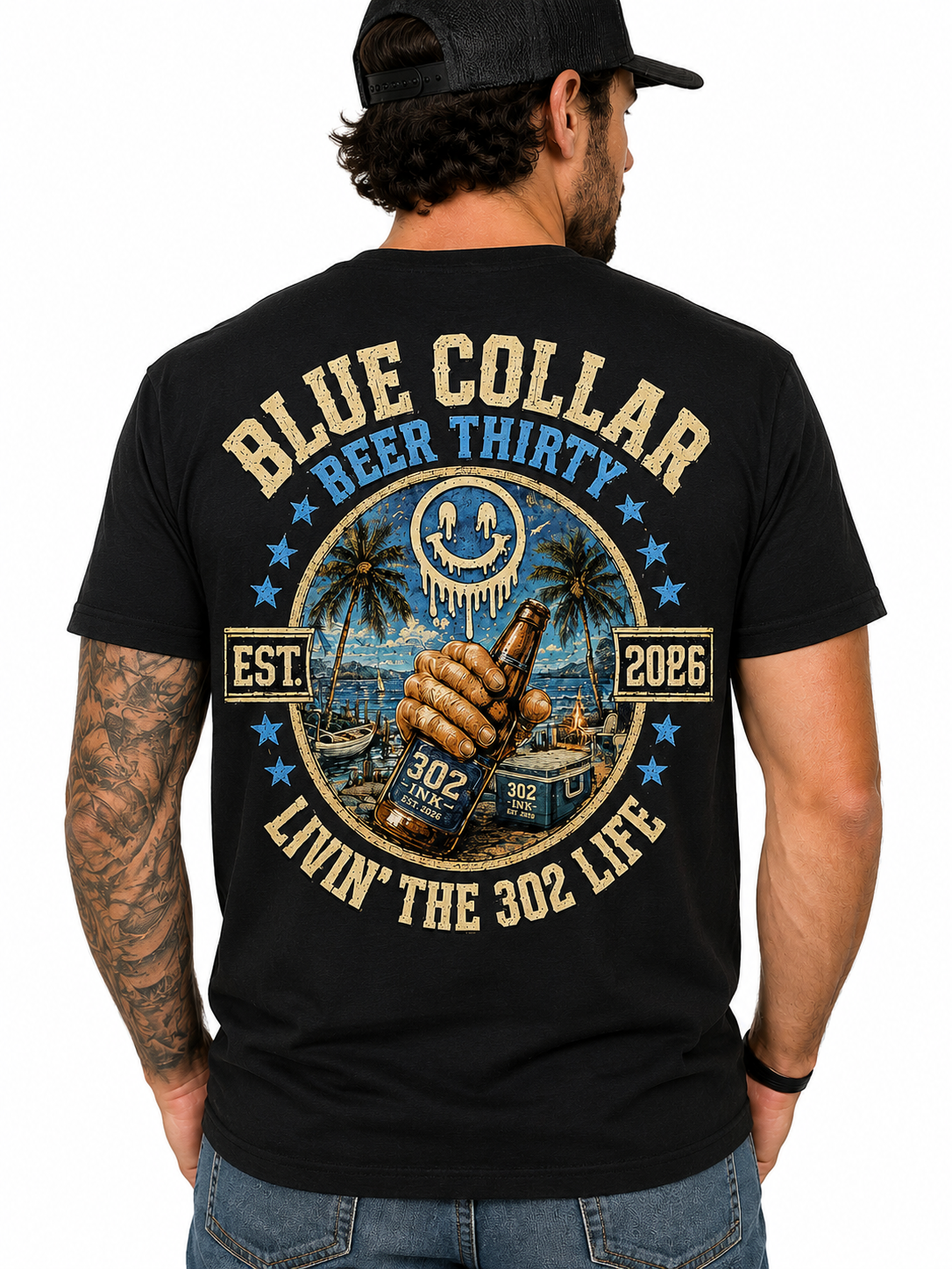 Blue Collar Beer Thirty™ | Livin’ the 302 Life Tee