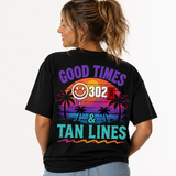 Retro Beach Sunset Tee