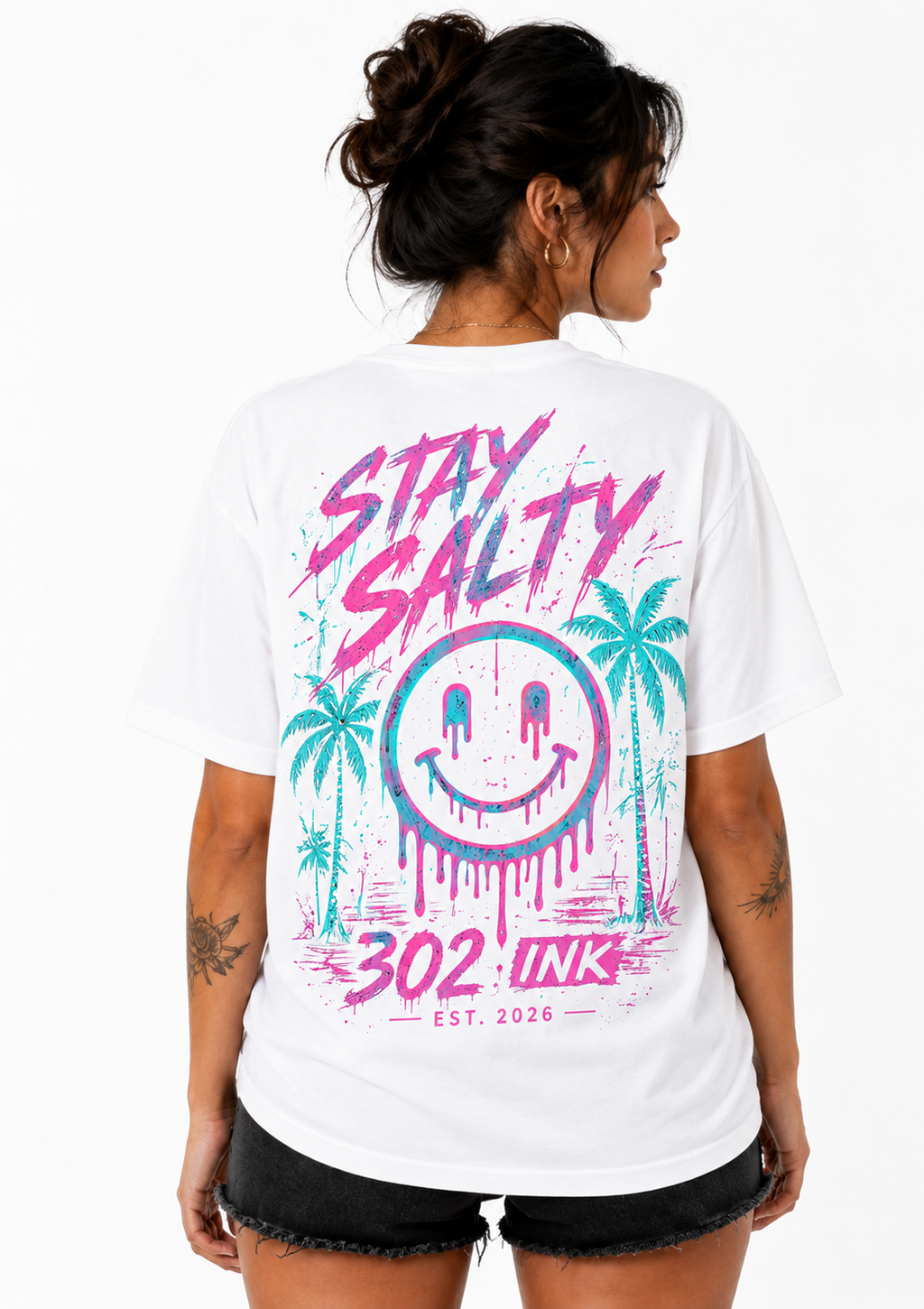 Stay Salty | Neon Coast Edition by 302 Ink
