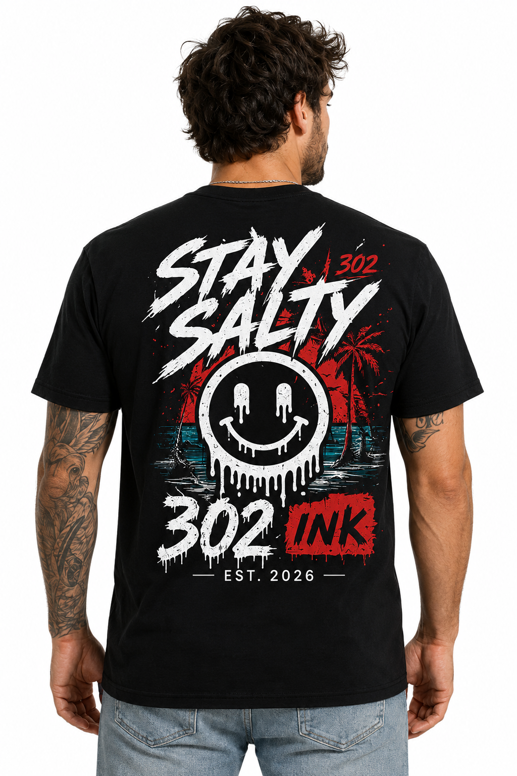 Stay Salty | 302 Ink Vintage Beach Tee