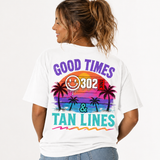 Retro Beach Sunset Tee
