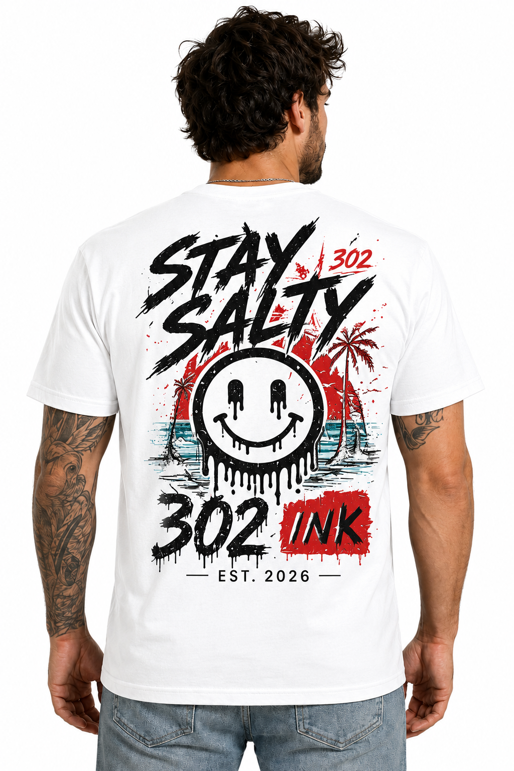 Stay Salty | 302 Ink Vintage Beach Tee