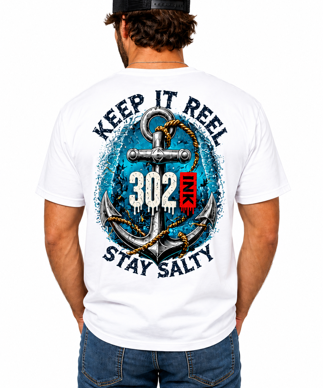Keep It Reel, Stay Salty Tee
