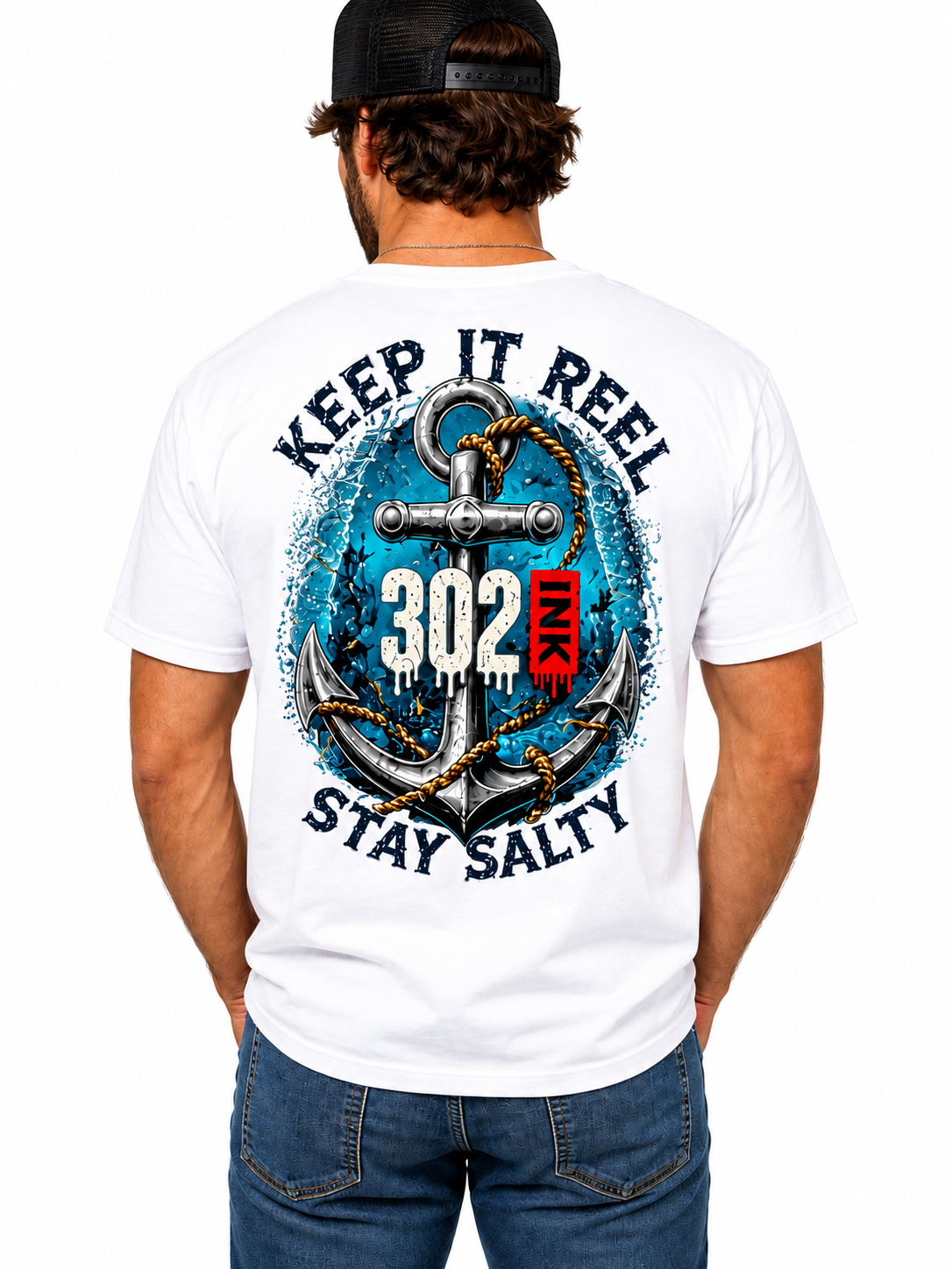 Keep It Reel, Stay Salty Tee