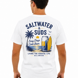 Saltwater & Suds - Living the Coastal Life Tee