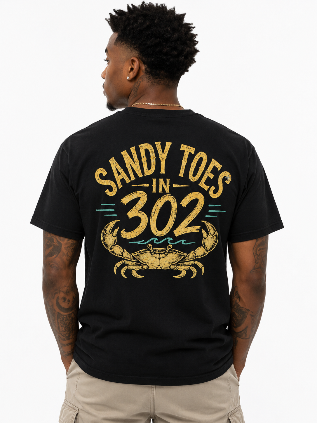 Sandy Toes in 302 | Delaware Beach Crab - Men's