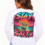 Stay Salty Skeleton Shaka Tee - Short & Long Sleeve