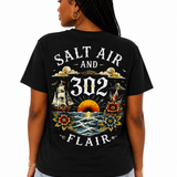 Salt Air & 302 Flair Tee